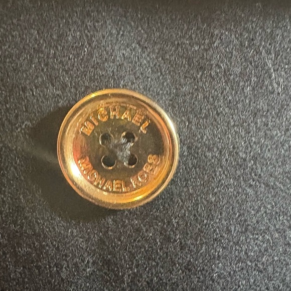 Michael Kors Wool Blend Peacoat w/ gold buttons Plus Size 16 - Picture 3 of 11